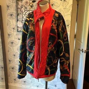 Ralph Lauren Red Quilted Puffer Jacket